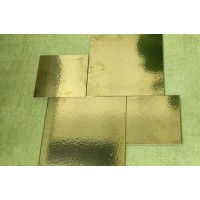 Custom metallic tiles for hotel pool -