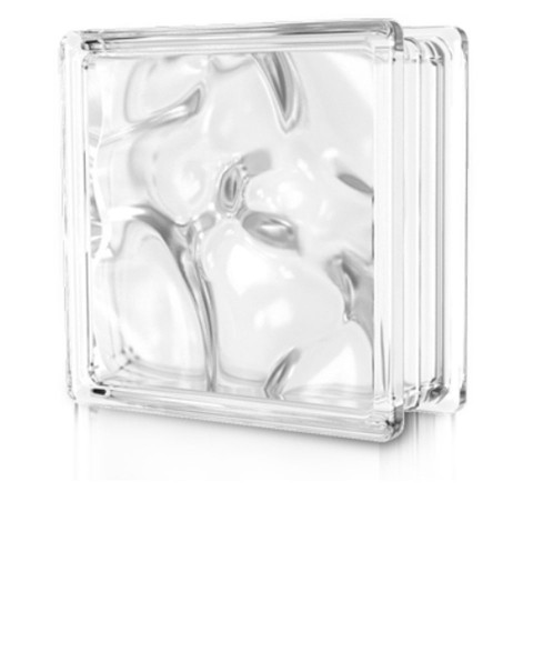 Glass block square - Cloudy 